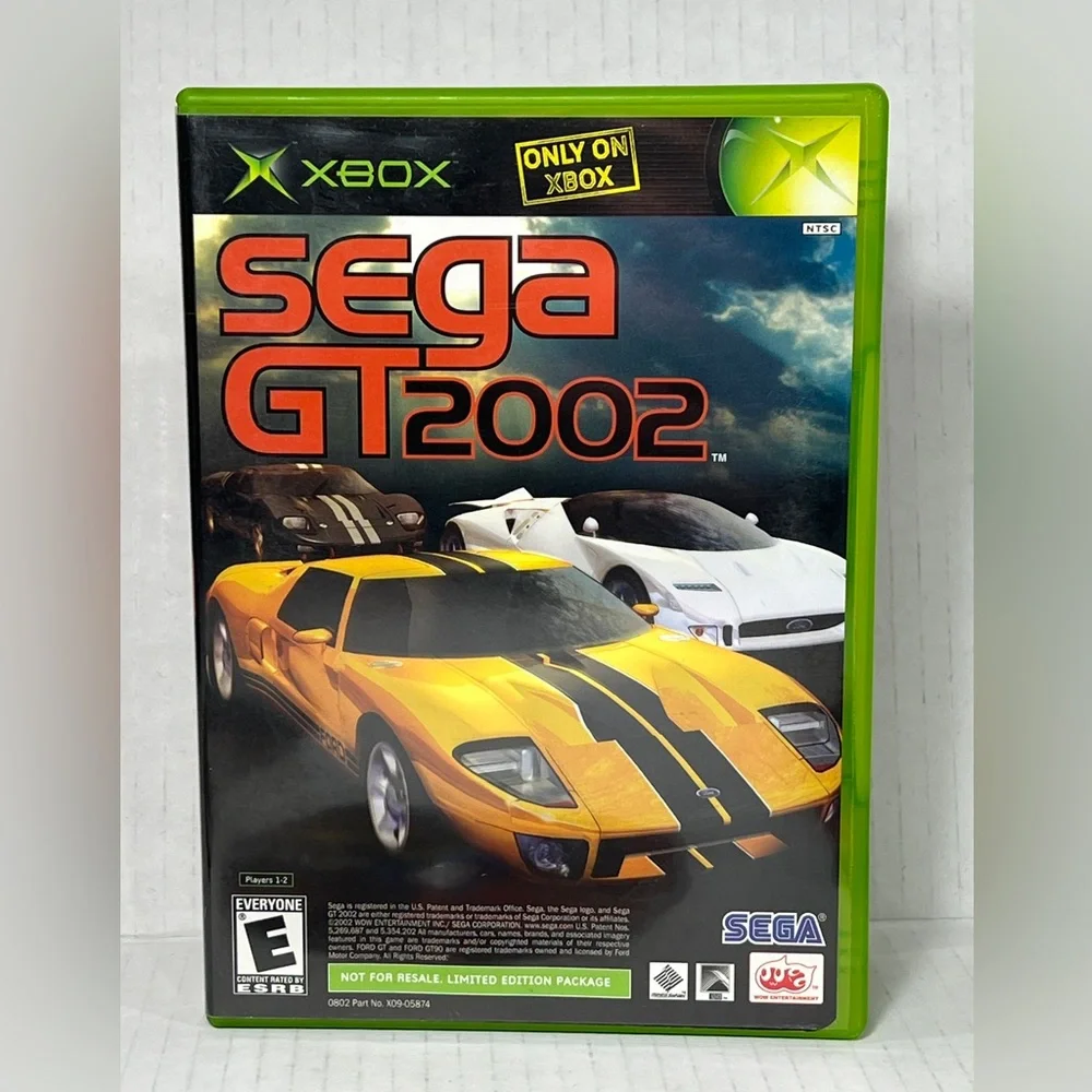JSRF Jet Set Radio Future & Sega GT 2002 Microsoft Xbox Complete CIB Manuals